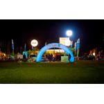 2000W Inflatable Led Light With Halogen Lamp , Moon Inflatable Led Balloon Lights