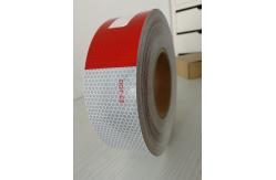 China Trailer Dot C2 Reflective Tape Self Adhesive , Dot C2 Conspicuity Tape White Red supplier