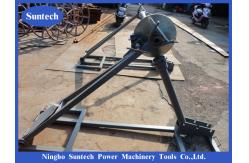 China 70 KN Underground Cable Reel Stand For Stringing Construction supplier