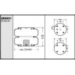 W01-358-6801 Air Spring 21-2 Industrial Air Spring Contitech Hendrickson S2734 for sale