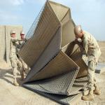 Square Hole 2.4mm Hesco Barrier 60x80 Mesh