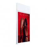 Hanging double sided lcd advertising screen with remote control software