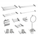 SS Bath Modern Toilet Fittings 11 Piece Sus304 Polished Wall Mounted for sale