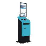 China Self Payment Kiosk Currency Exchange Machine Parking Kiosk Coin Cash Bill Recycling Parking Payment Terminal with A4 Printet factory