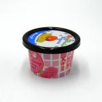 low MOQ 80ml pp white and clear injection cup for baby yogurt for sale