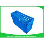 Eco-Friendly Collapsible Plastic Crates For Clothing / Plastic Turnover Box for sale