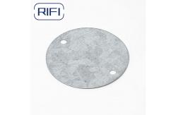 China Galvanized Finish Round Metal Electrical Box Cover For BS4568 Junction Boxes supplier