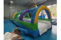 China OEM/ODM Commercial Inflatable Water Slides Inflatable Water Slip With Pool supplier