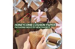 China Degradable Recyclable Honeycomb Wrapping Paper Customized Size supplier