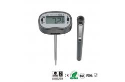 China ℃ / ℉ Switching Digital Cooking Thermometer , BBQ Oven Thermometer High Grade Version supplier