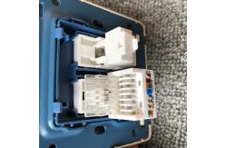 China Computer Broadband Network Information Terminal RJ45 Socket / Telephone Wall Socket supplier