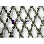 Welded Protection Razor Mesh Fencing , Anti Climb Blade Wire Fencing