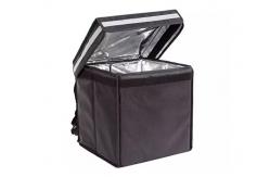 China Polyester Pizza Insulated Lunch Bag Reusable With Reflective Stripe supplier