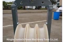 China 508 X 75MM 60KN Overhead Line Stringing Pulley Conductor Stringing Blocks supplier