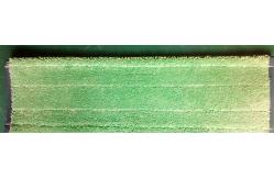 China Green twisted 13*47 fold stitch microfiber wet cleaning mop pads head supplier