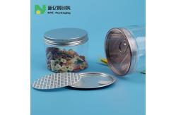 China 350ml 11oz PET Plastic Jar Child Resistant With Lid supplier