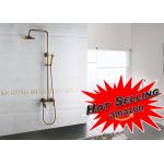 Classic Antique Brass Thermostatic Shower Systems With 8 Inches Round Head for sale