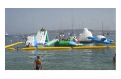China 0.9mm PVC Tarpaulin Inflatable Water Parks With 3 Years Warranty supplier