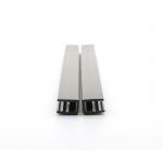                   Flexible PVC Rigid Extrusion Black and White Profiles Channel              for sale