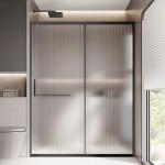 Frameless Glass Portable Shower Cabin 304 Stainsteel Steel Material for sale