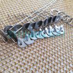 Removable Insulation Blanket Metal Lacing Anchor Fasteners 203 mm for sale
