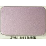 Chemical Polishing Rose Silver 1220*2440mm Solid Aluminium Sheet for sale