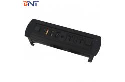 China With  1* VGA / 1*RJ45 Configuration Desk Flip Up Power Data Outlet supplier