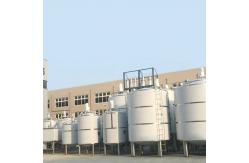 China SS304 Cone Bottom Stainless Steel Tanks Double Layer Insulation supplier