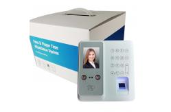 China RFID Card Staff Wifi TCP IP Face Reader Attendance Machine supplier