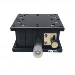 Fine Adjustment Manual Lab Jack Double Guide Rails Table Size 125 * 125mm for sale