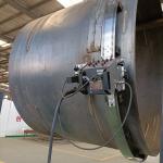 Intermediate Frequency Rail Tank Welding Machine Portable and Durable Welding Solution for sale