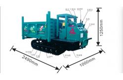 China Diesel Engine Powered GF2000 Rubber Crawler Dumper Track 2000kg Construction Machinery supplier