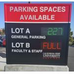 High Brightness EN12966 P12 Full Color LED Display For Parking Lot for sale