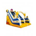 Double Stitching Inflatable Slides With Space Theme For Children Playgrounds for sale