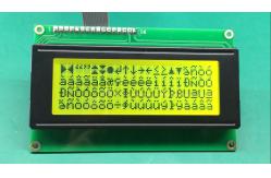 China RY-C204LYILYW STN Yellow - Green Character LCD Module With SPLC780D1-021A IC supplier