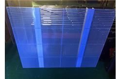China Ultra Slim Transparent See Through LED Screen High Brightness Up To 80% Transparency supplier