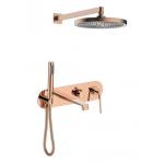 Concealed Brass Shower Faucet System with Headshower and Hand Shower Complete Set