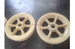 China 35mm-230mm Width Oxygenation Transmission Line Mc Nylon Stringing Pulley Block Sheaves supplier