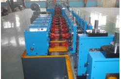 China Galvanized Thin Wall Steel Tube Making Machine 100 M/Min supplier