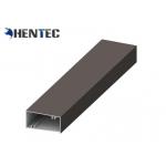 Powder Painting Aluminium Extruded Profiles Alu Rectangular Tube for sale