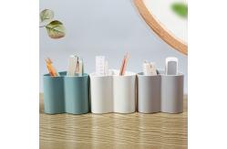 China Heart Pen Rack Desktop Stationery Organiser With 3 Compartments supplier