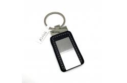 China Classic Leather Keychain Holder With Customized Pattern Packaged In Polybag supplier