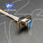 Micro-D MWDM Solder Cup Metal Shell Connectors HW-MWDM2L-9P-6K5-6B for sale