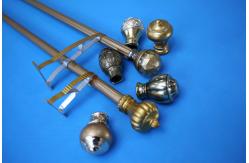China Luxury Modern Drapery Galvanized Pipe Curtain Rods Adjustable ISO9001 Certified supplier