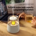 Simulation Raindrop Flame Aroma Humidifier 320ml With Less Than 35dB Noise Level for sale