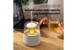 China Simulation Raindrop Flame Aroma Humidifier 320ml With Less Than 35dB Noise Level supplier