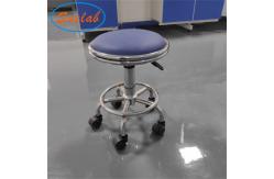 China Anti Corrosion Ergonomic Lab Stool With Wheels Multipurpose Durable supplier