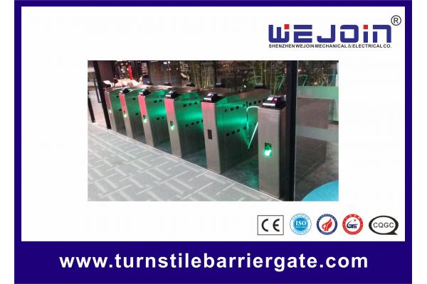 Intelligent Flap Barrier with 304 Stainless Steel Housing and Attendance System