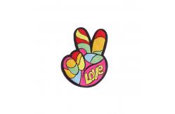 China OEM ODM Embroidered Hat Patches Merrowed Border Adhesive Backing supplier