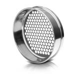 Perforated Plated Wire Mesh Sieve Round Hole ISO 3310 / ASTM E11 Standard for sale